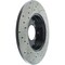 Centric Parts Sport Drilled/Slotted Brake Rotor, 127.62045L 127.62045L - alternate 5